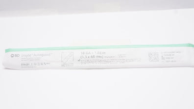 BD 381447 Insyte Autoguard Shielded I.V. Cath. 18GA x 1.88inch 95 ml/min